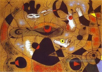 Joan Miró œuvres - Une goutte de rosée qui tombe d’un oiseau Joan Miro